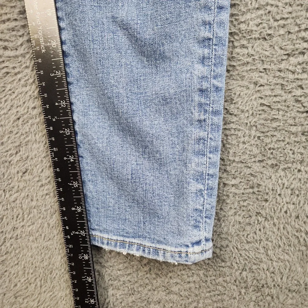 Abercrombie & Fitch Athletic Skinny Jeans Mens 28x30 Light Wash Mid Rise Stretch - Picture 5 of 11